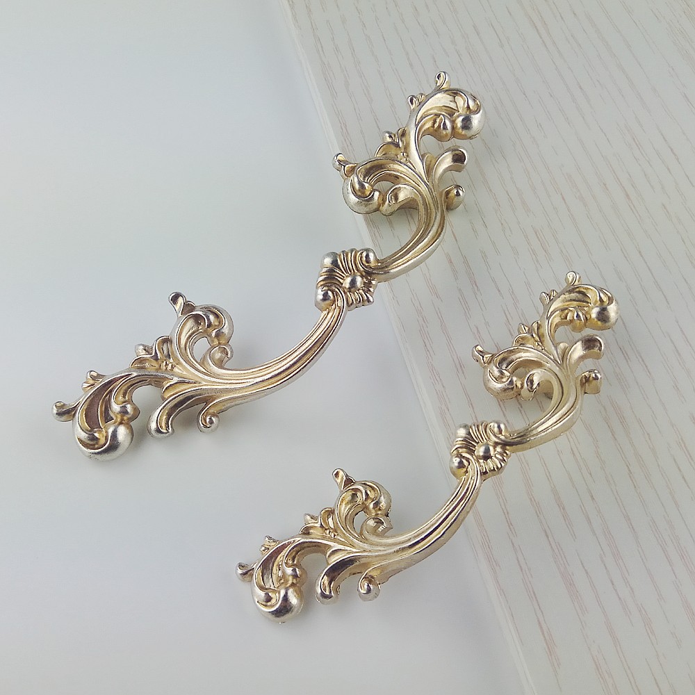 Furniture Hardware Vintage - Antik Gümüş Klasik Mobilya Donanım Kolu