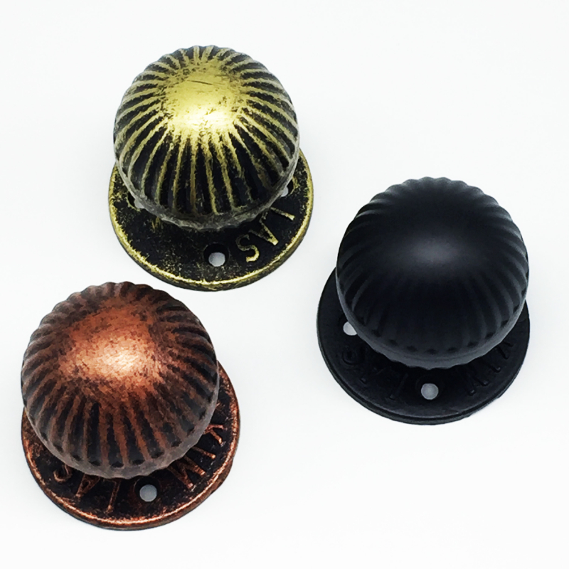 Furniture Hardware Vintage - Yuvarlak Top Vintage Demir Ahşap Kapı
