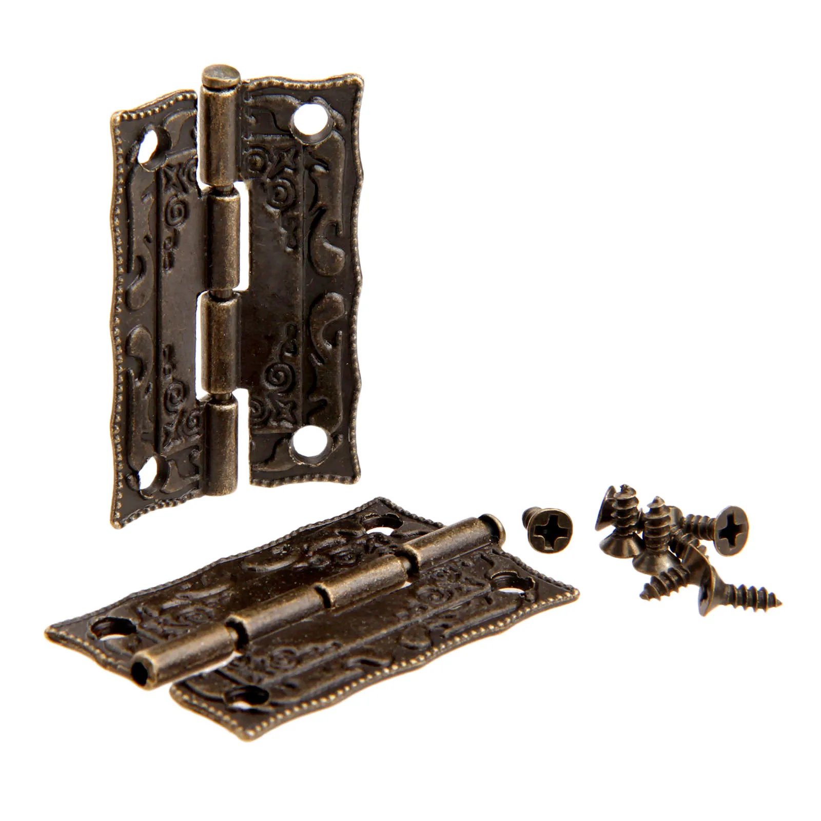 Furniture Hardware Vintage - 10 adet menteşeler 36*23mm demir antika