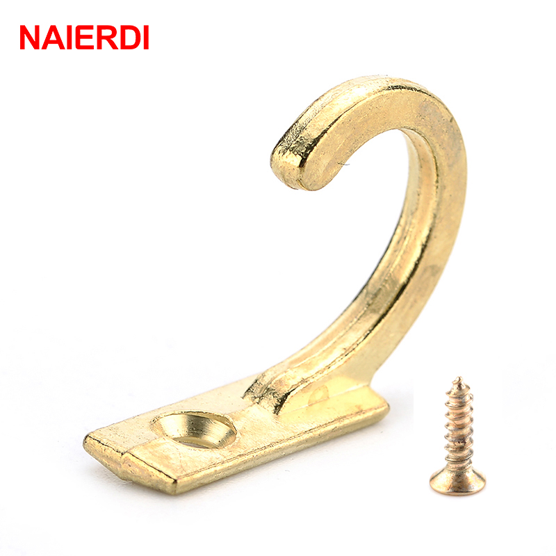 Furniture Hardware Supplies - NAIERDI 10 adet küçük antika kanca