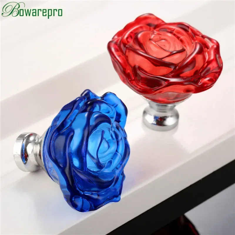 Furniture Hardware Factory - Bowarepro 50 MM Kristal Gül Cam