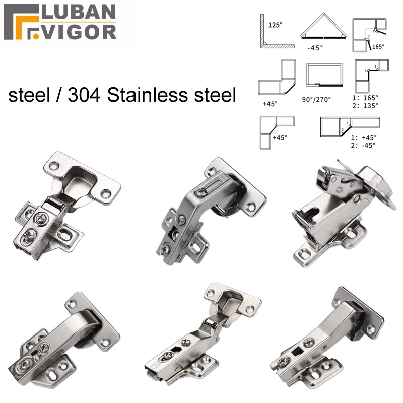 Soft Close Hinge - Sönümleme menteşesi Geniş açılı Yavaş Kapanan