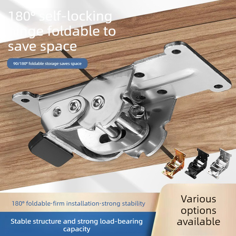 Furniture Hardware For Legs - 1 Adet 180/90 Derece Katlanır Menteşe