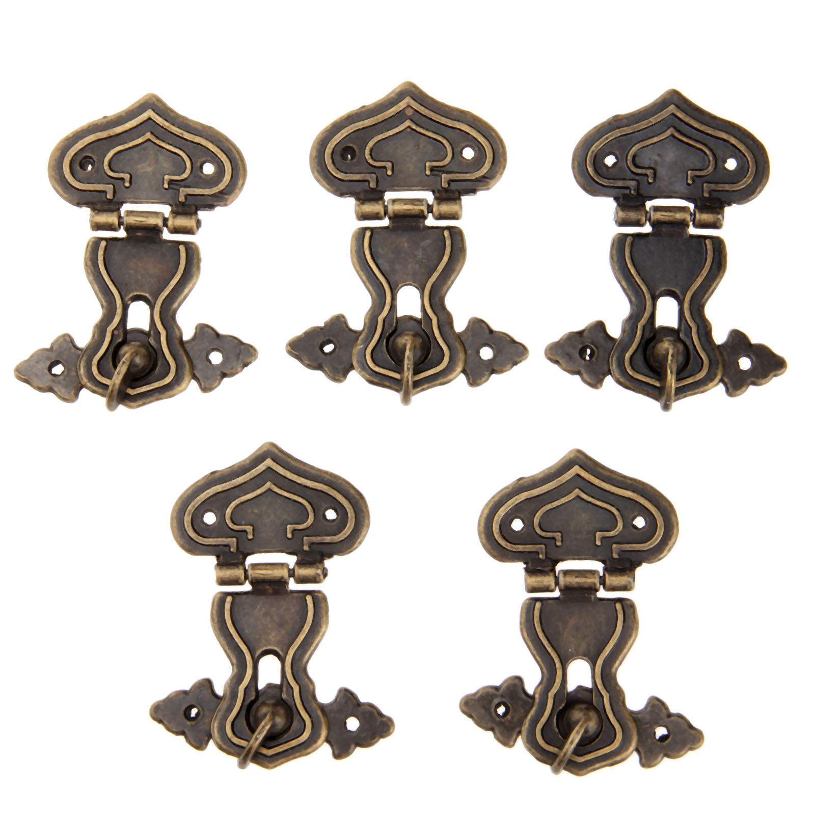 Furniture Hardware Vintage - 5 adet 63x47mm antika Metal kilit