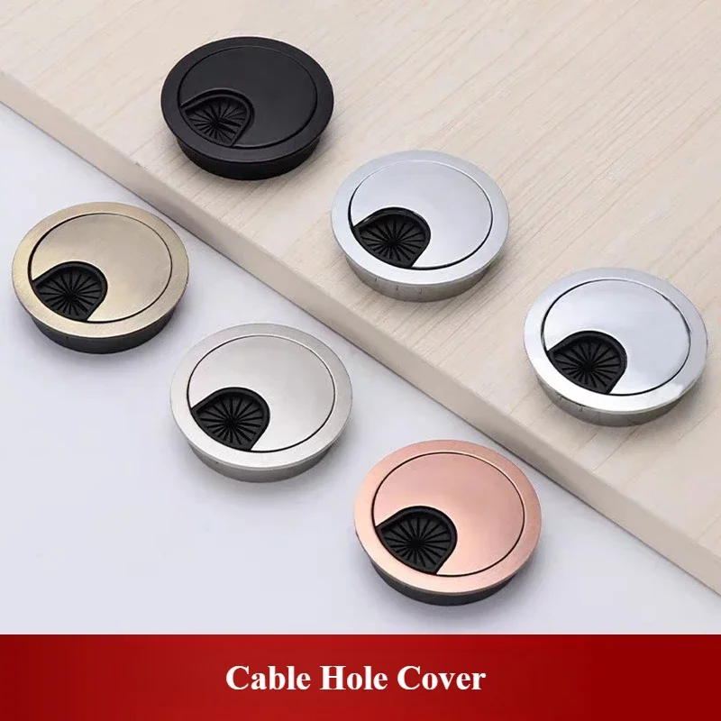 Zinc Furniture Hardware - 1 adet Masa Tel Delik Kapağı