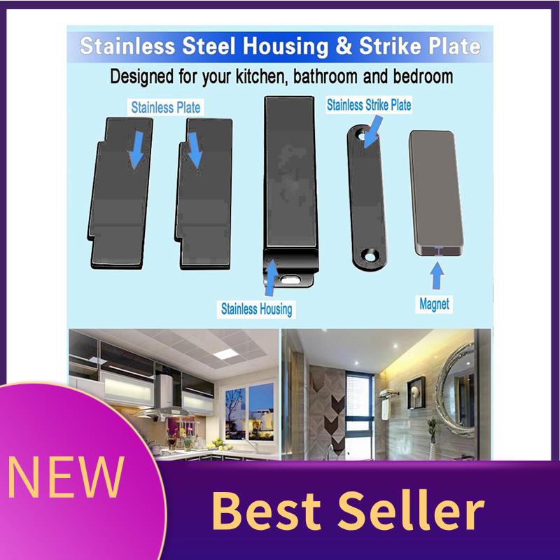 Magnetic Catch Door - HFES 4'lü Paket Manyetik Kapı Mandalı