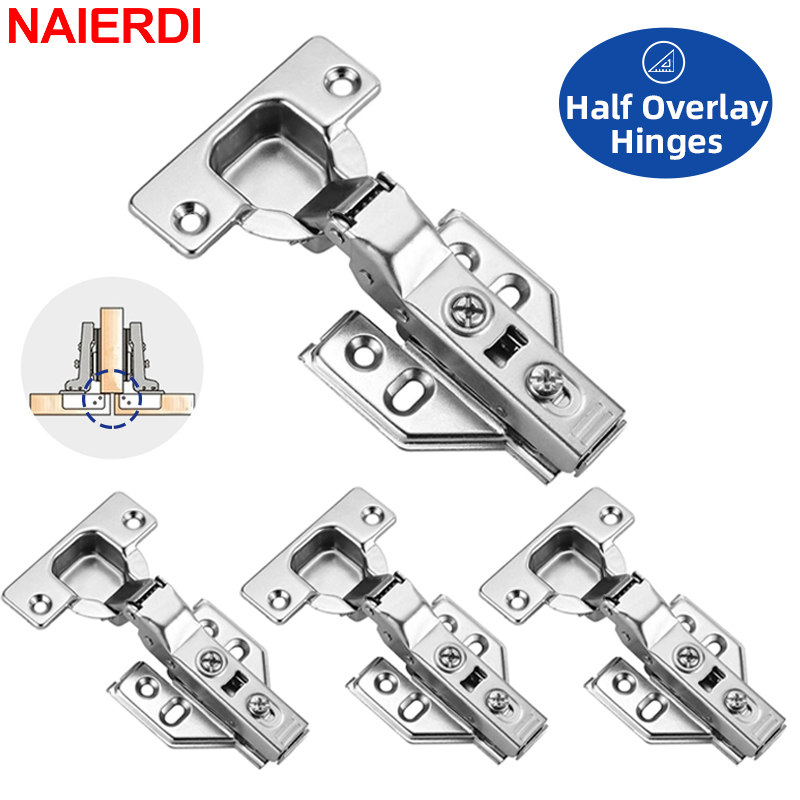 Soft Close Hinge - NAIERDI 4 Parça Yumuşak Kapanan Dolap