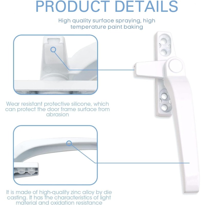 Cam pencere kilit kolu 2 adet  - Zinc Furniture Hardware incelemesi ve fiyatı