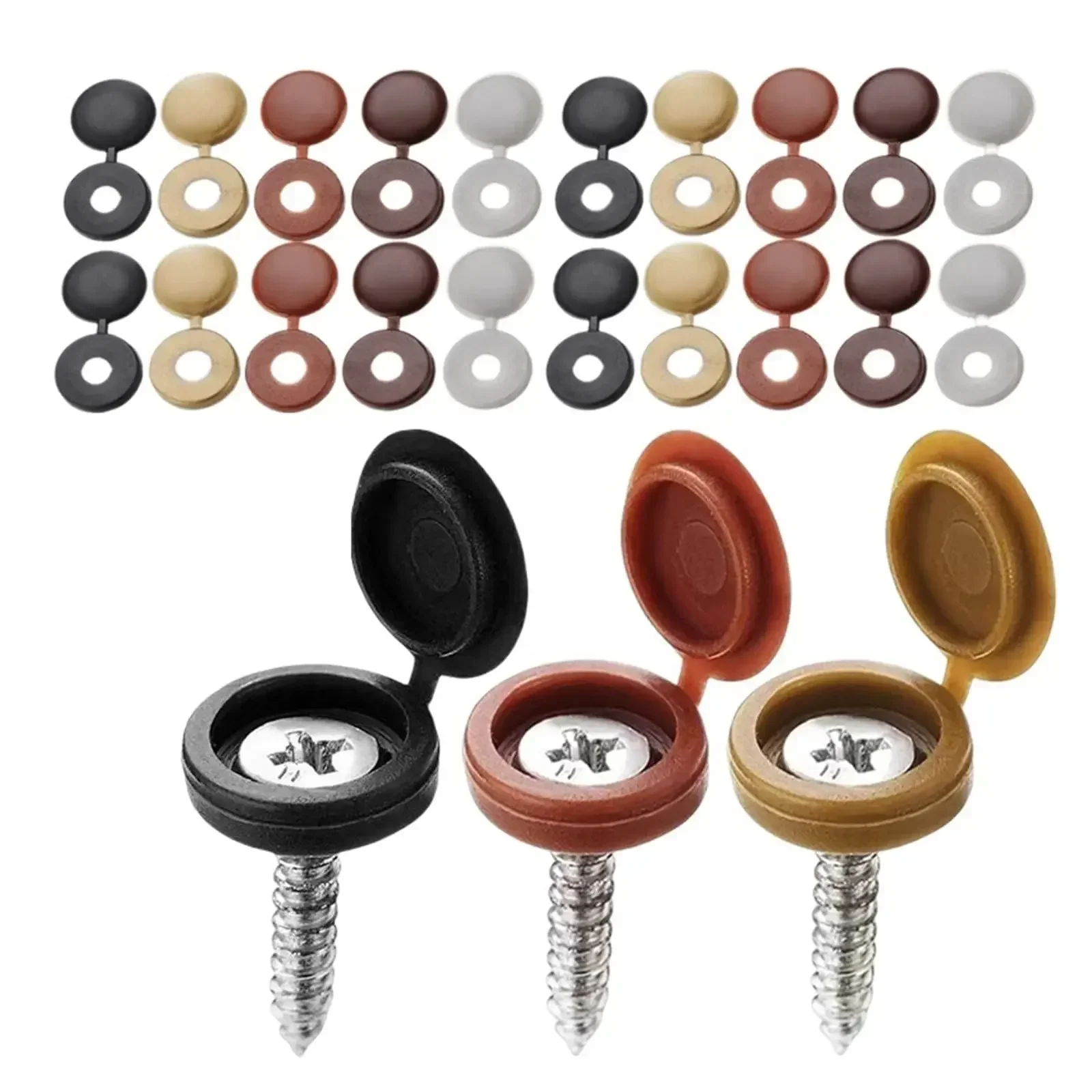 Menteşeli Plastik vidalı kapak - Furniture Hardware Hinges incelemesi ve fiyatı