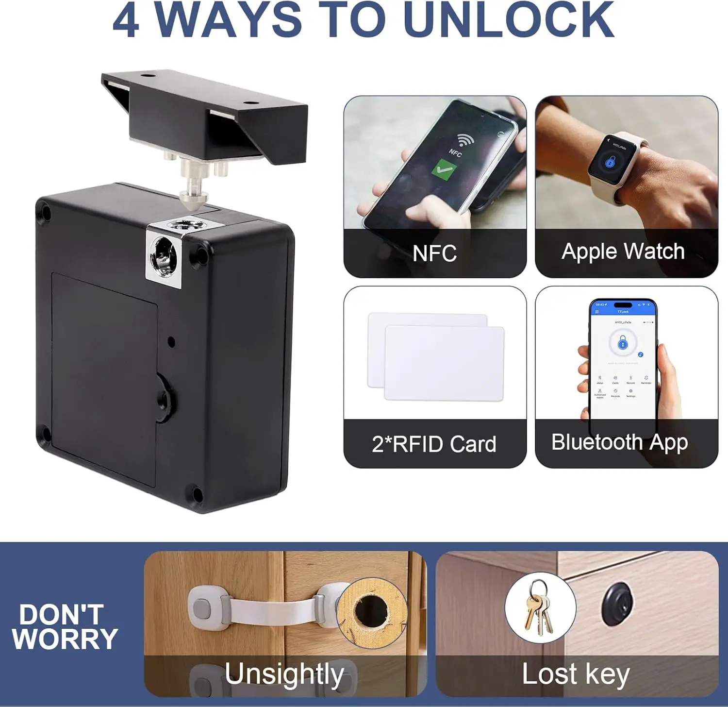Cep telefonu NFC akıllı kilit  - Furniture Hardware Supplies incelemesi ve fiyatı