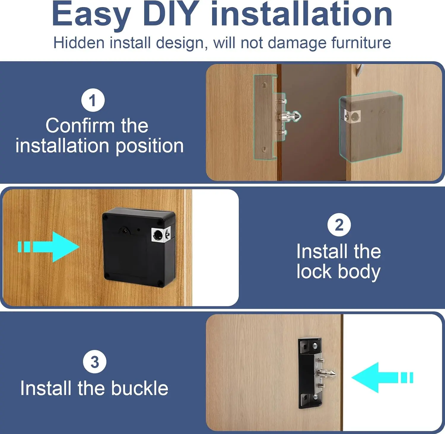 Cep telefonu NFC akıllı kilit  - Furniture Hardware Supplies incelemesi ve fiyatı