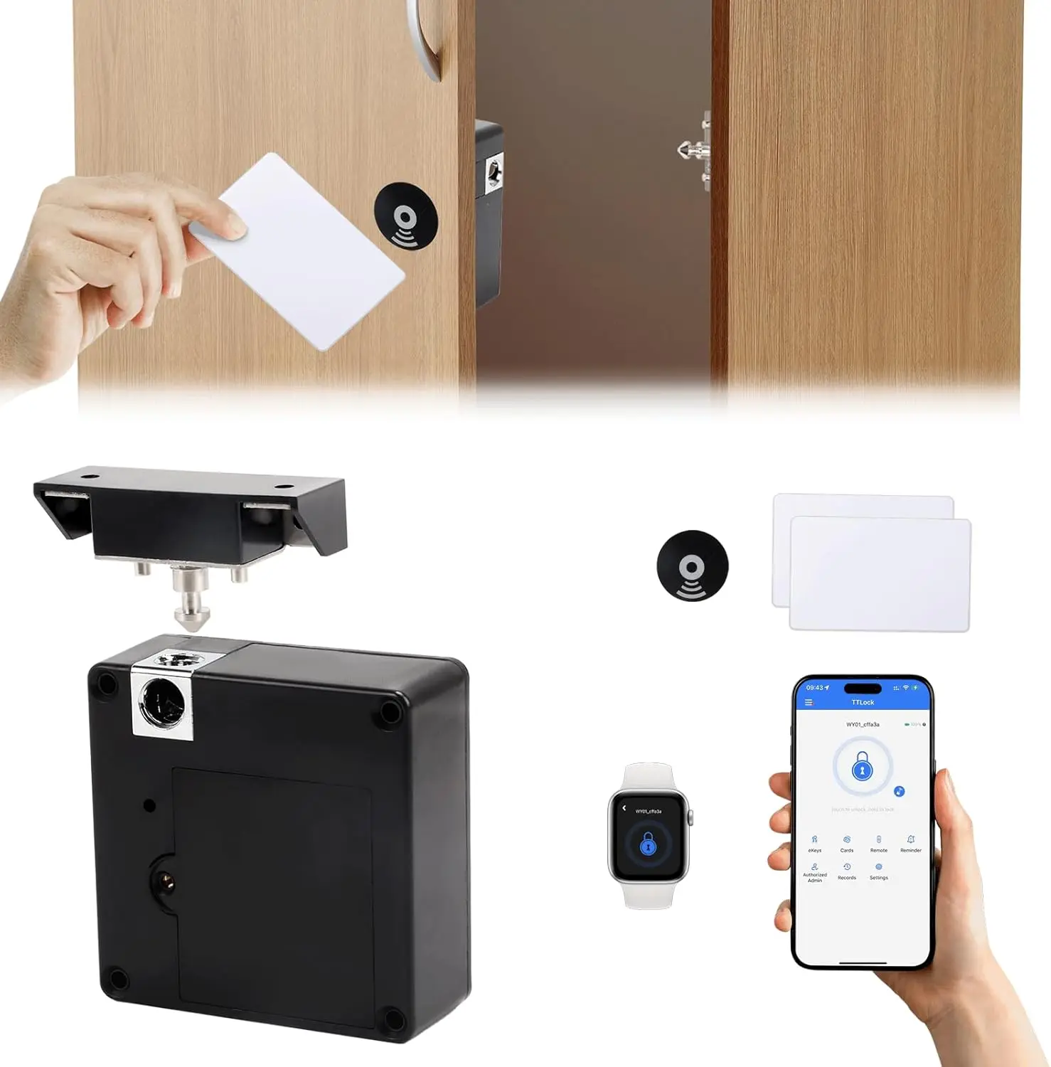 Cep telefonu NFC akıllı kilit  - Furniture Hardware Supplies incelemesi ve fiyatı