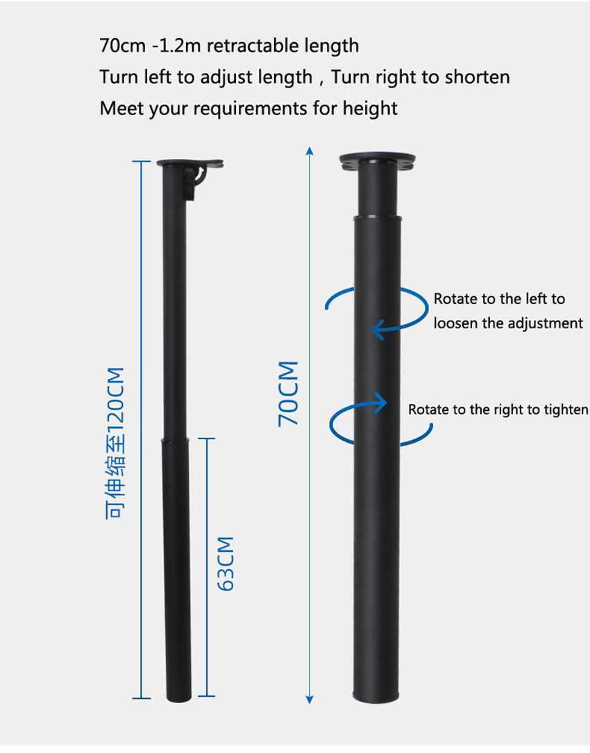 70-120CM katlanır Bar ayak des - Furniture Hardware For Legs incelemesi ve fiyatı
