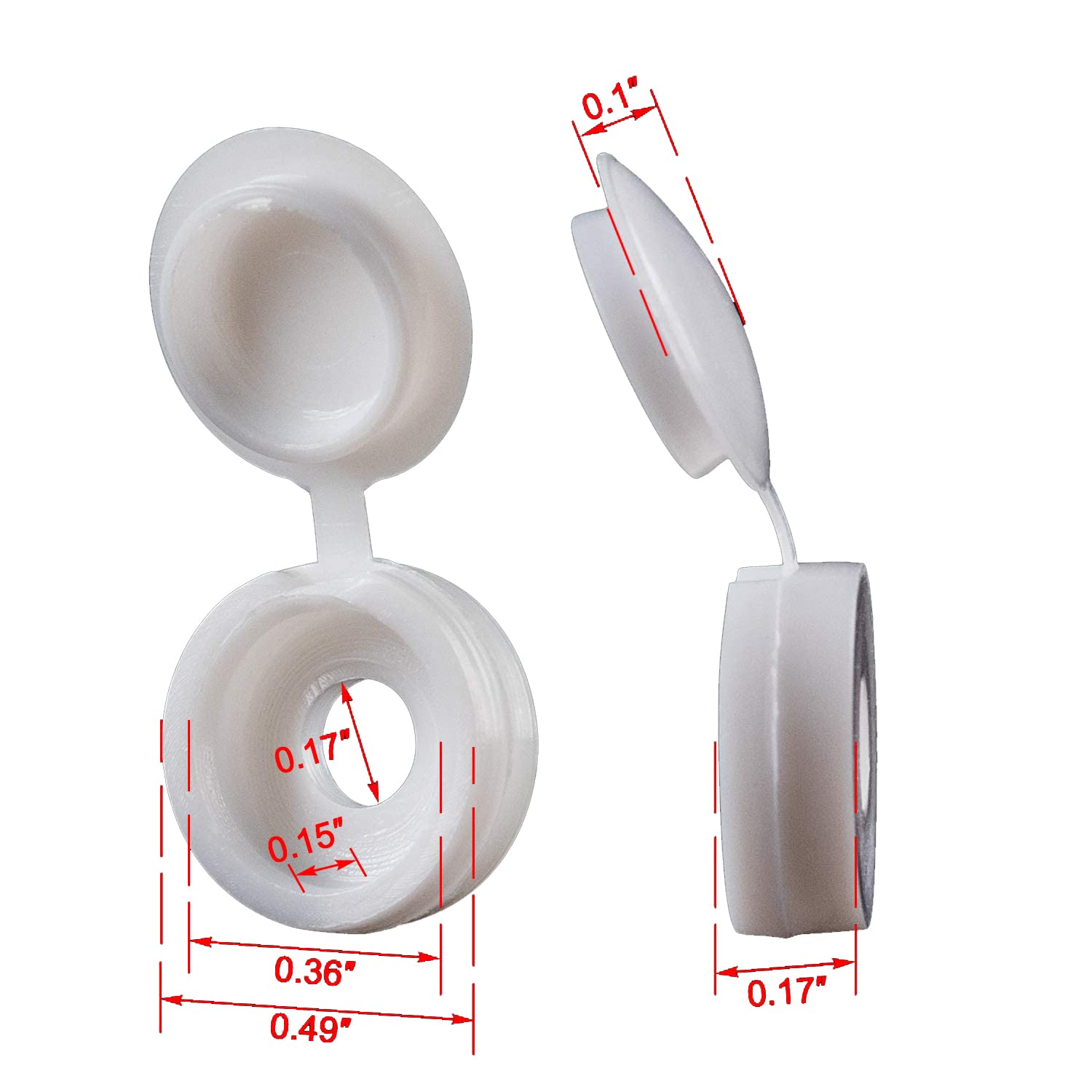 Beyaz Menteşeli Plastik vidalı - Furniture Hardware Hinges incelemesi ve fiyatı