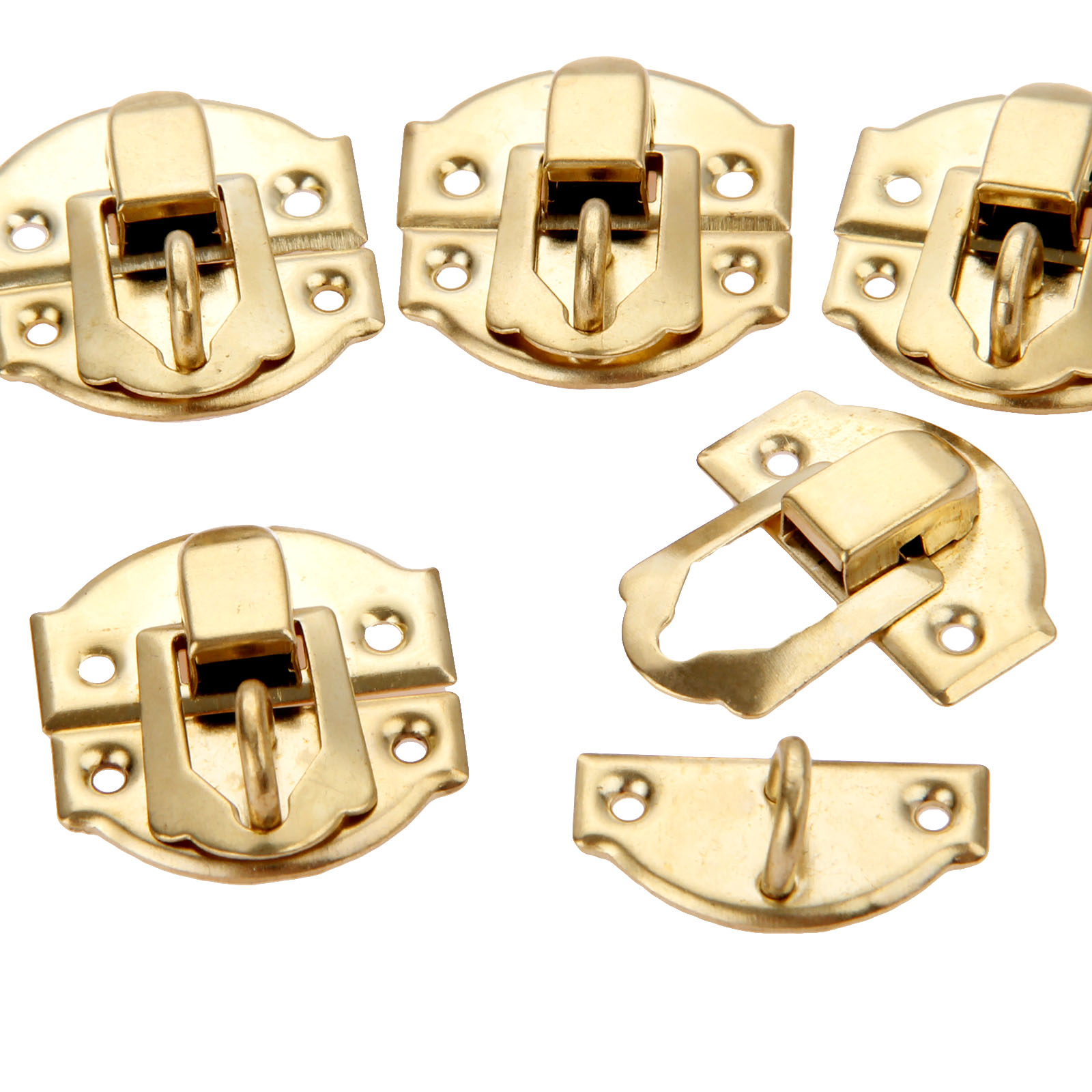 10 adet altın kutu mandalı tok - Furniture Hardware Vintage incelemesi ve fiyatı
