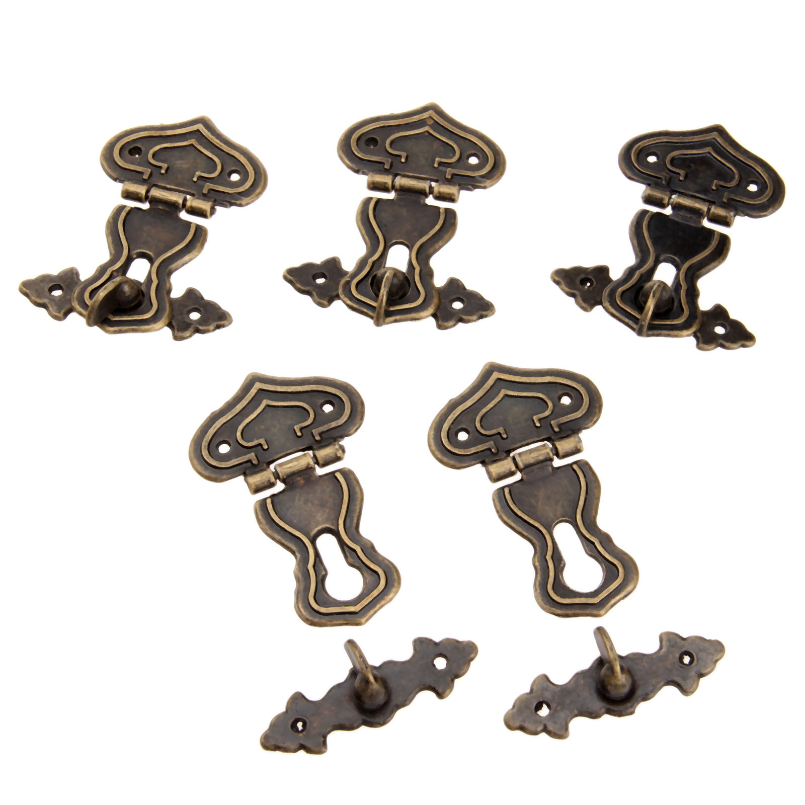 5 adet 63x47mm antika Metal ki - Furniture Hardware Vintage incelemesi ve fiyatı
