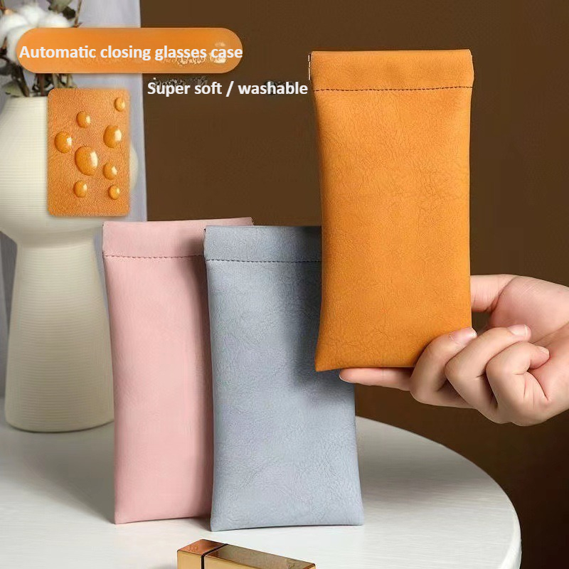 Unisex Deri Gözlük Kılıfı Taşı - Soft Close Hinge incelemesi ve fiyatı