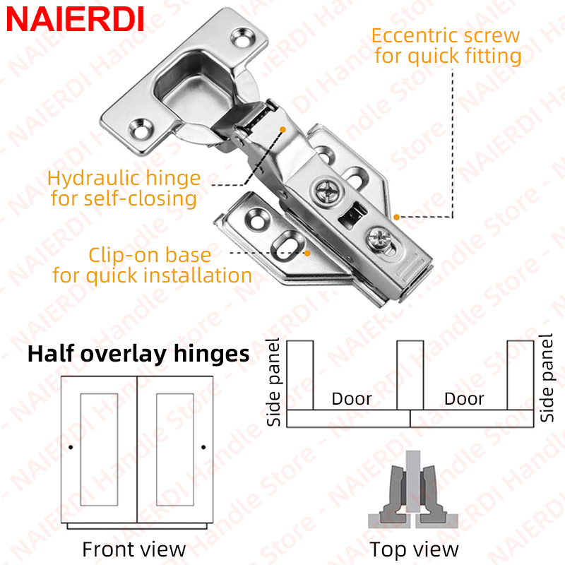 NAIERDI 4 Parça Yumuşak Kapana - Soft Close Hinge incelemesi ve fiyatı