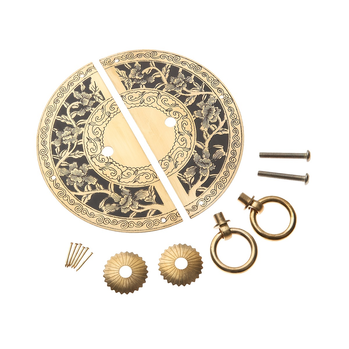 Vintage Pirinç Mandal Plaka Ko - Furniture Hardware Vintage incelemesi ve fiyatı